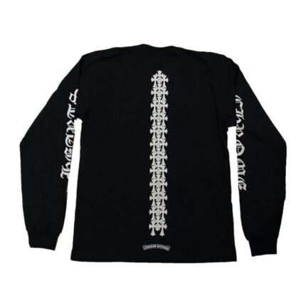 Chrome Hearts Cemetery Cross Tire Tracks L-S Sweatshirt