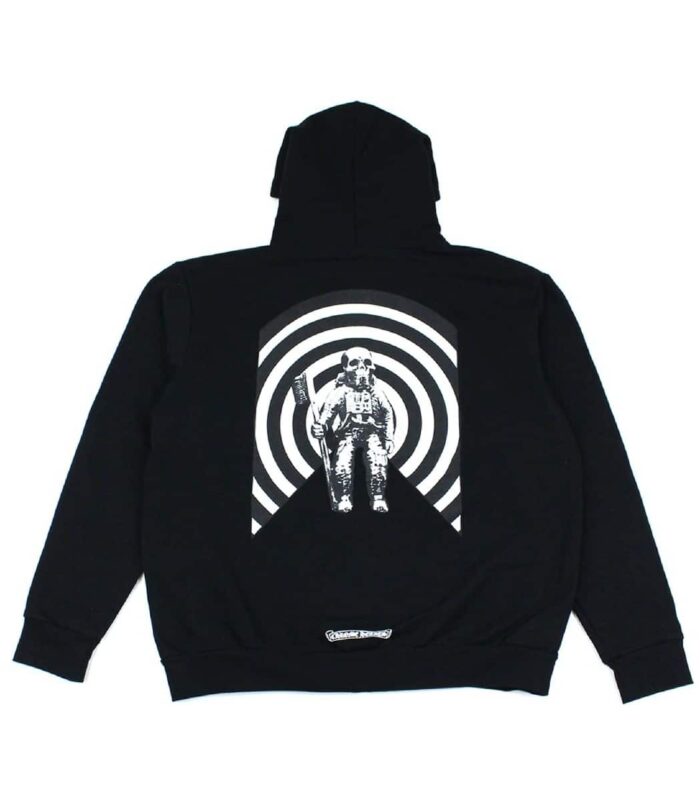 Chrome Hearts Foti Harris Teeter Space Suit Zip Hoodie – Black