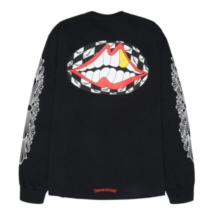 Chrome Hearts Matty Boy Flower Chomper L-S Sweatshirt