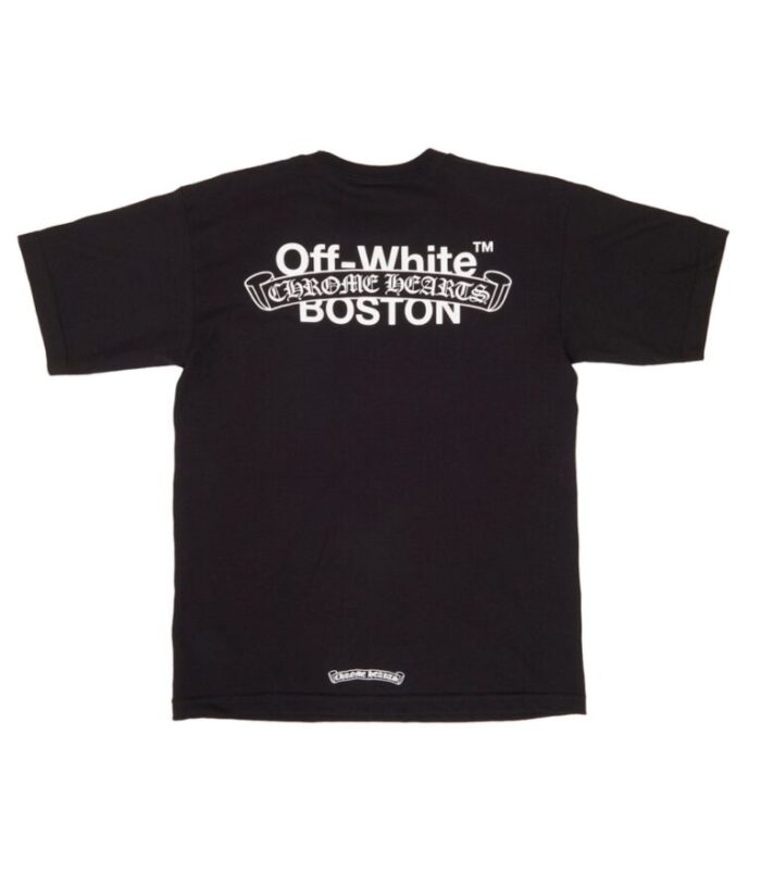 Off-White X Chrome Hearts Boston T-Shirt