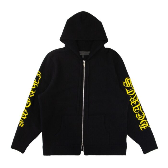 Chrome Hearts Yellow Logo Cashmere Hoodie