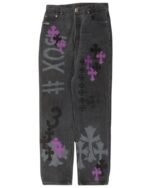 Chrome Hearts Online Exclusive Levi’s Cross Patch Stencil Jeans