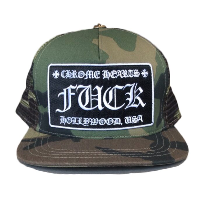 Chrome Hearts FUCK Hollywood Trucker Hat